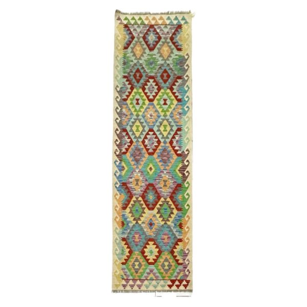 Kilim Artesanal Vibrante Tons Vivos E Geometria Encantadora