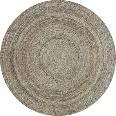 Tapete Redondo Rustico De Fibra Natural Para Decoracao Versatil