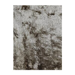 Tapete Fashion Silk Shaggy 240x250 Marrom