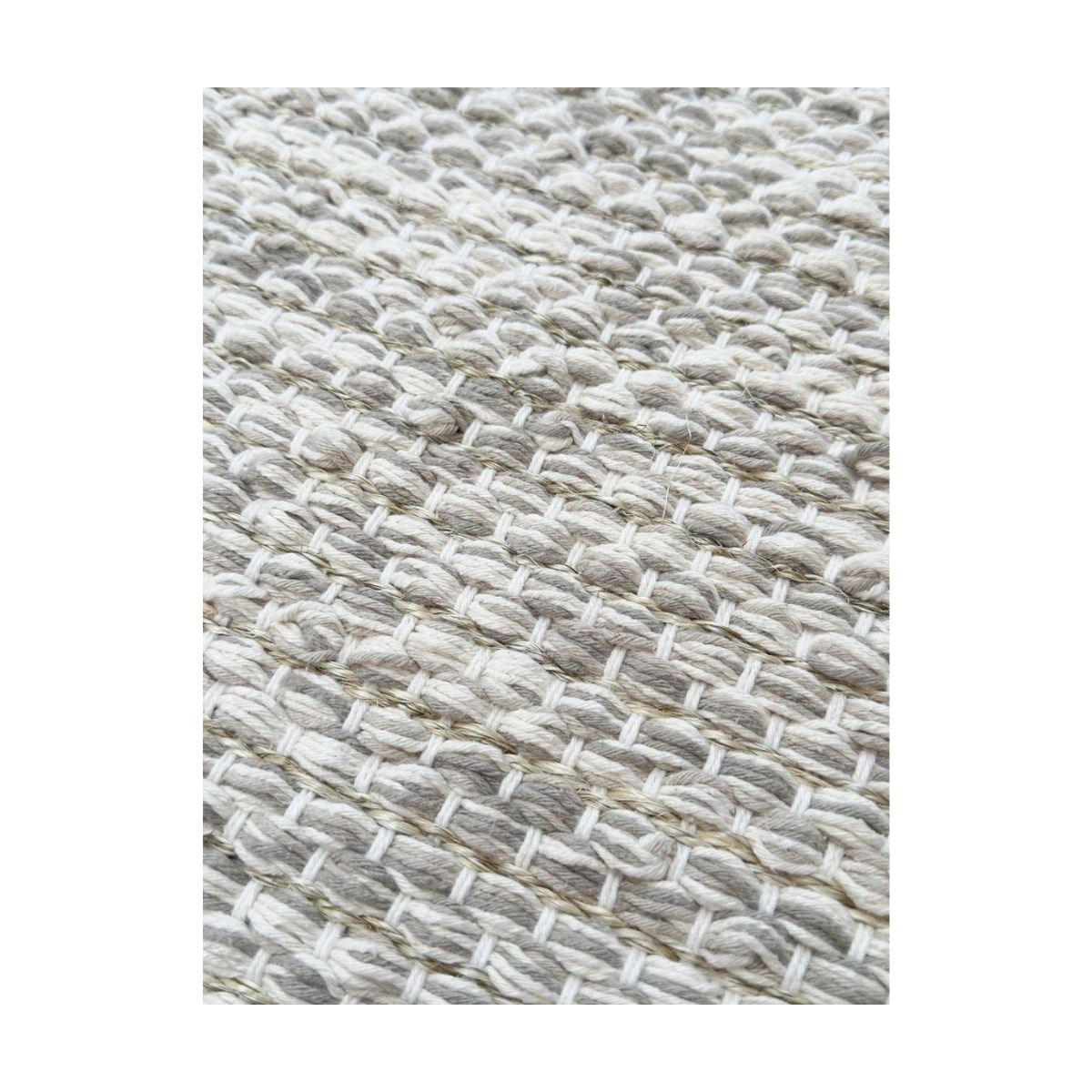 Tapete Tear 200x250 Trança Cinza Areia - Imagem 2