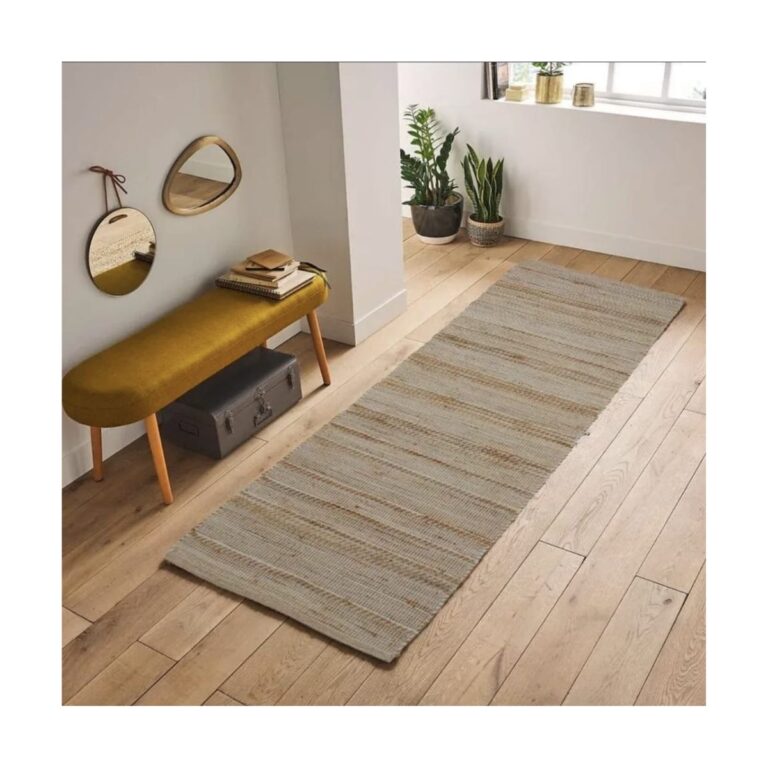 Tapete Juta Kilim Stripe 60x180 bege 79