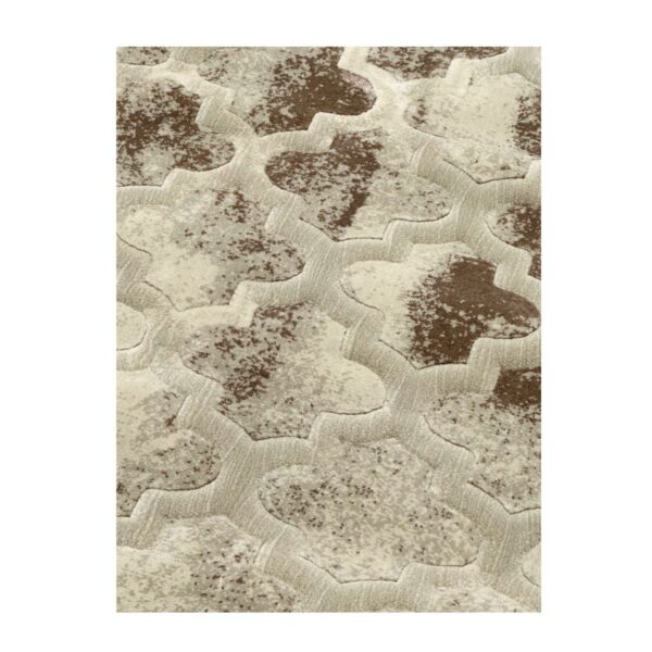 Tapete geométrico de textura aconchegante em tons neutros e design moderno.