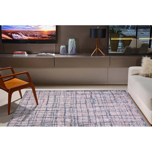 Tapete Classic 200x250 maldivas19 Chumbo Azul - Imagem 3