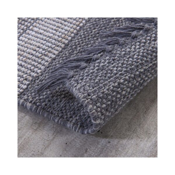 Tapete Kilim Mallani 200x250 Cinza - Imagem 3
