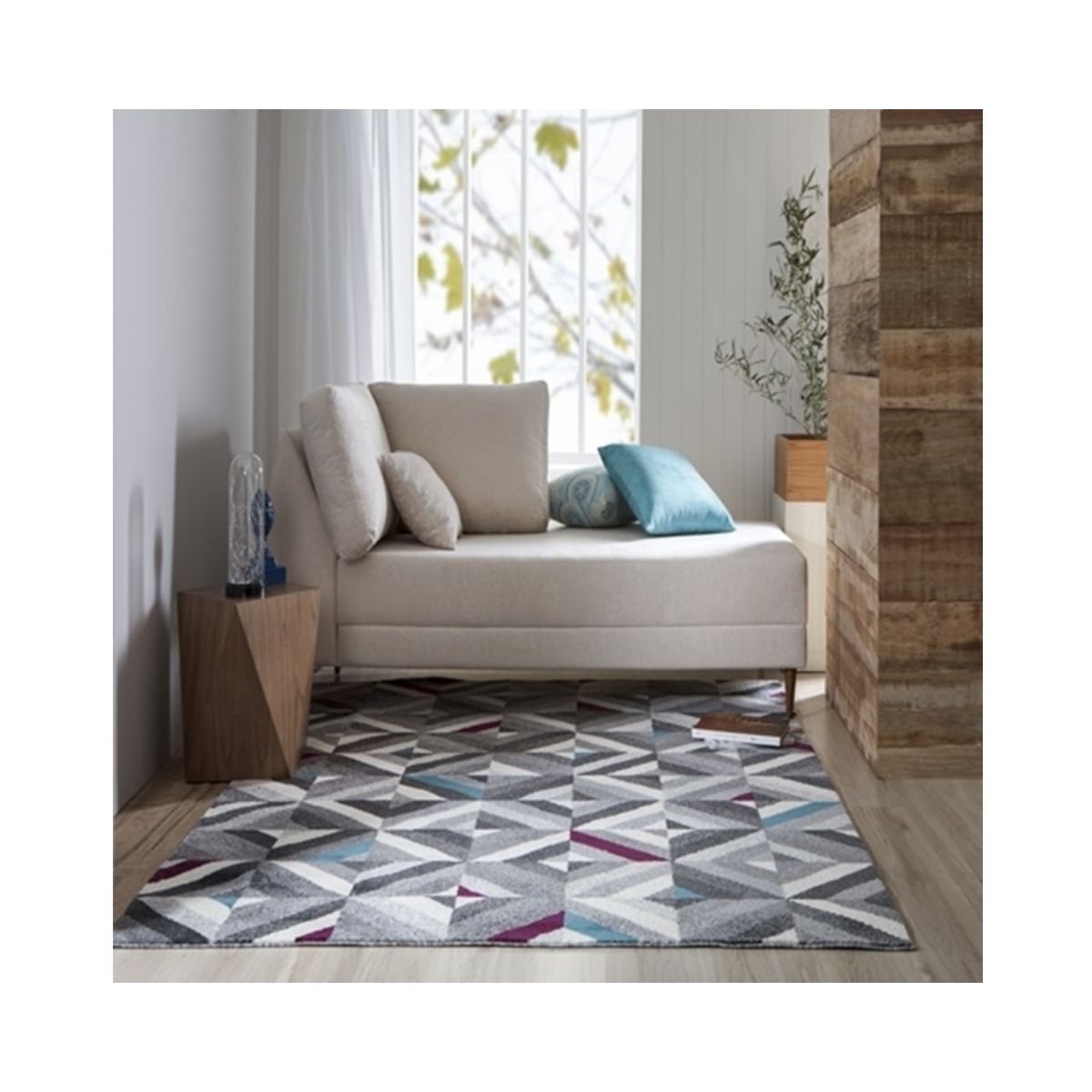 Tapete Hannes 200x250 des 3A cinza - Imagem 4