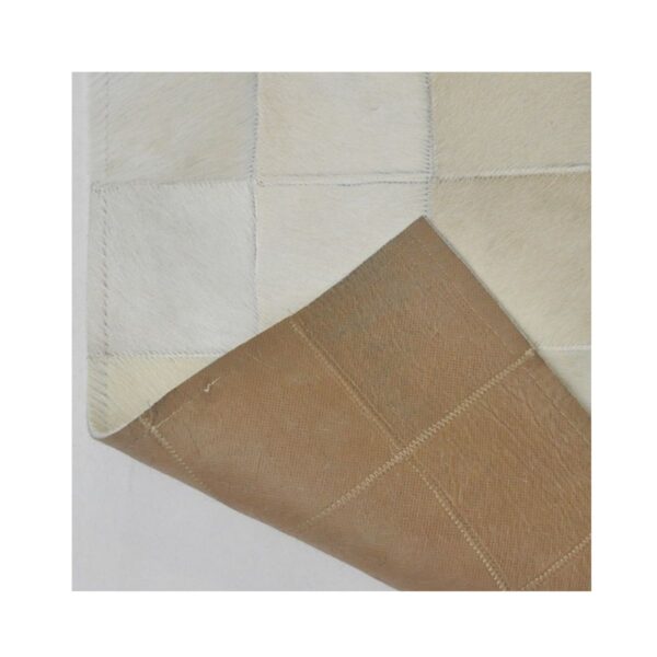 Tapete Couro 150x200 Alcoa 10 Off White - Imagem 4
