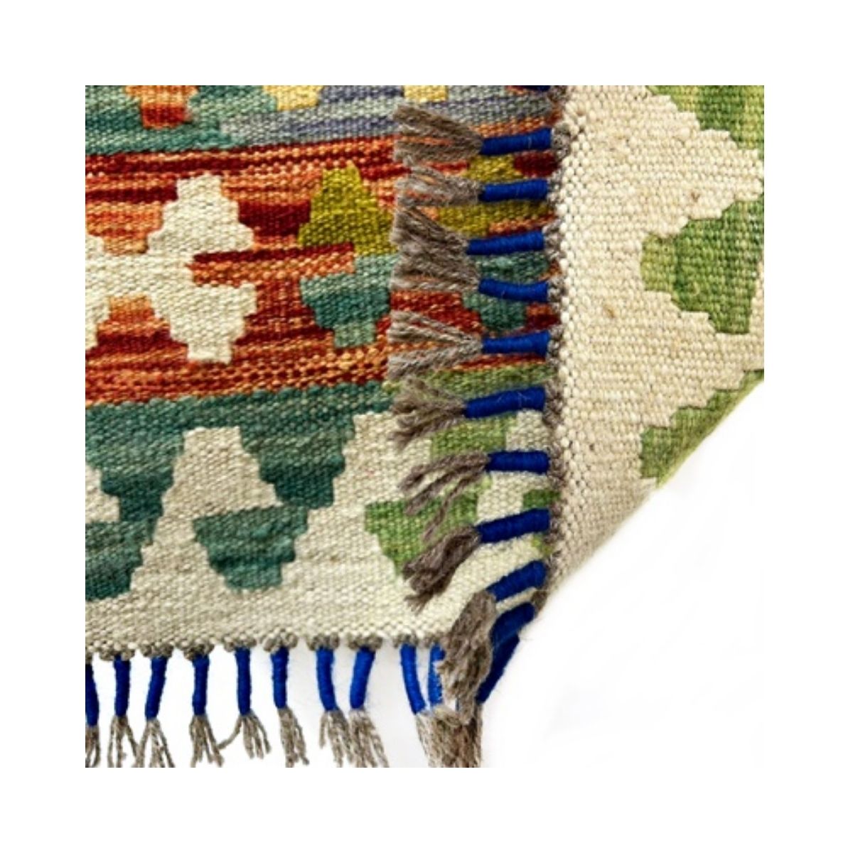 Tapete Kilim Ghashighay Ira 254x340 78134 - Imagem 3