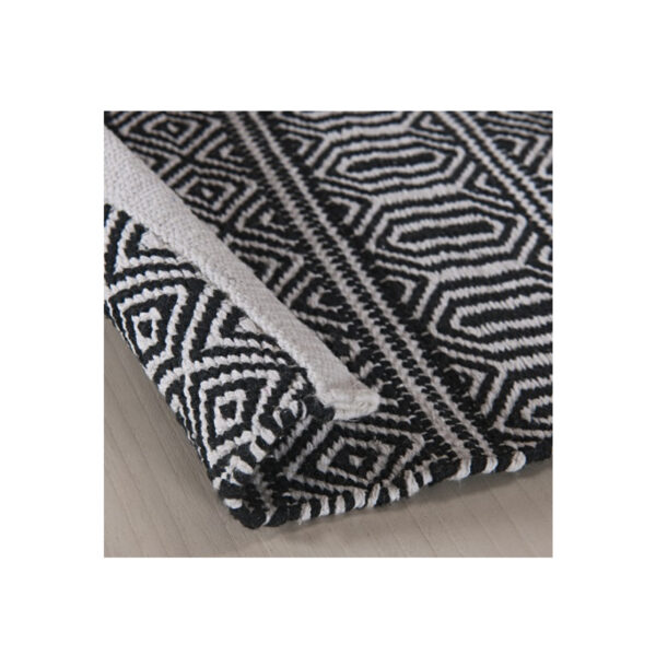 Tapete Kilim Anand 200x250 Preto Unico - Imagem 4