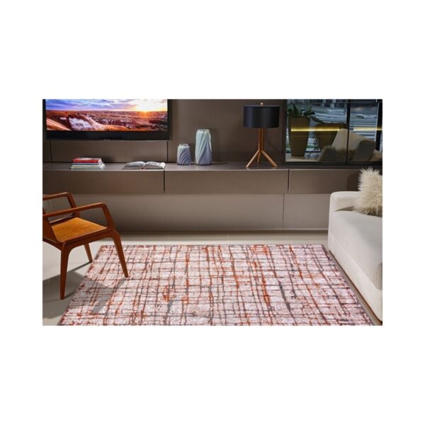 Tapete Classic 150x200 maldivas 18 chumbo laranja - Imagem 3