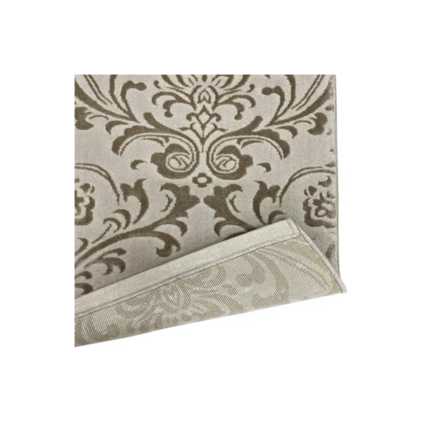 Tapete Dover 140x200 Leaf MG50 500 White Silver - Imagem 2