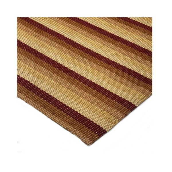 Tapete Sisal Natural 150x220 Listrado Vermelho — foto 3