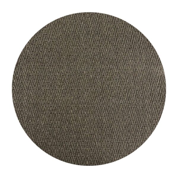 Tapete Sisal Natural 120 Redondo Escama Marrom