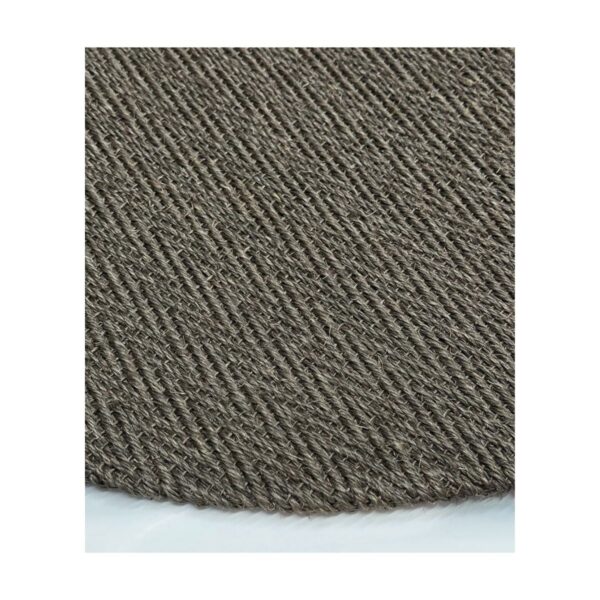 Tapete Sisal Natural 120 Redondo Escama Marrom - Imagem 3