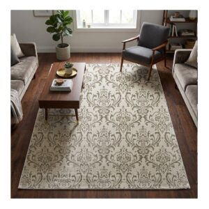 Tapete Dover 140x200 Leaf MG50 500 White Silver
