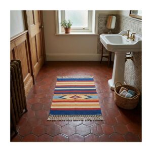 Tapete Kilim Algodão 60x90 des 001/ Unico