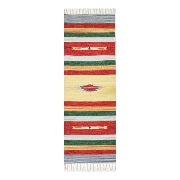 Tapete Kilim Algodão 60x180 des 004 unico — foto 2
