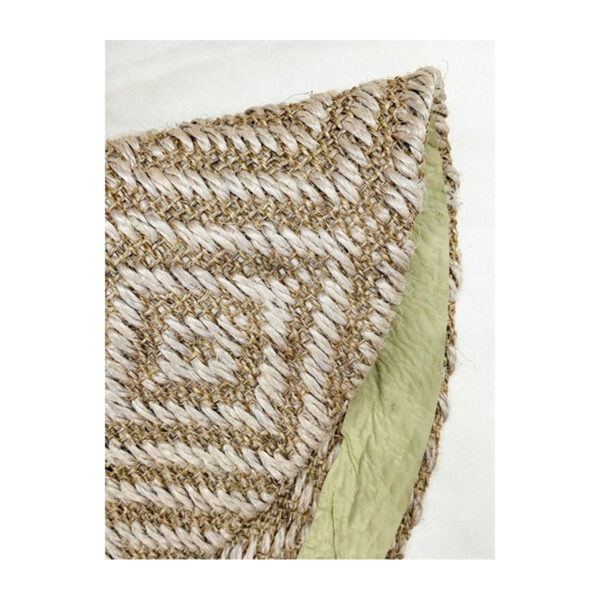 Tapete Sisal Natural 100 Redondo Diamante - Imagem 4