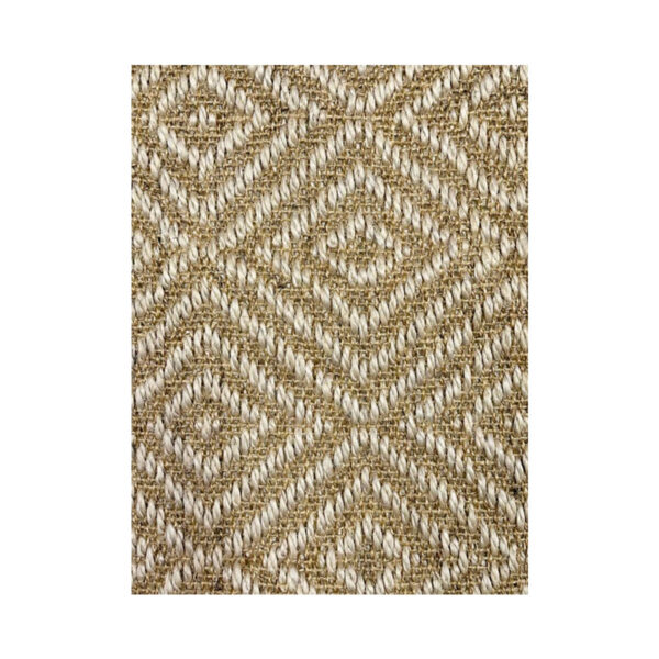 Tapete Sisal Natural 250 Redondo Diamante - Imagem 2