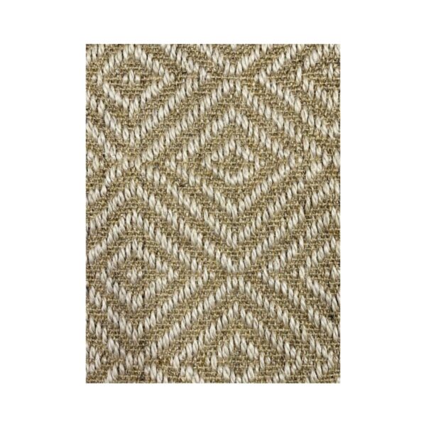 Tapete Sisal Natural 100 Redondo Diamante - Imagem 2