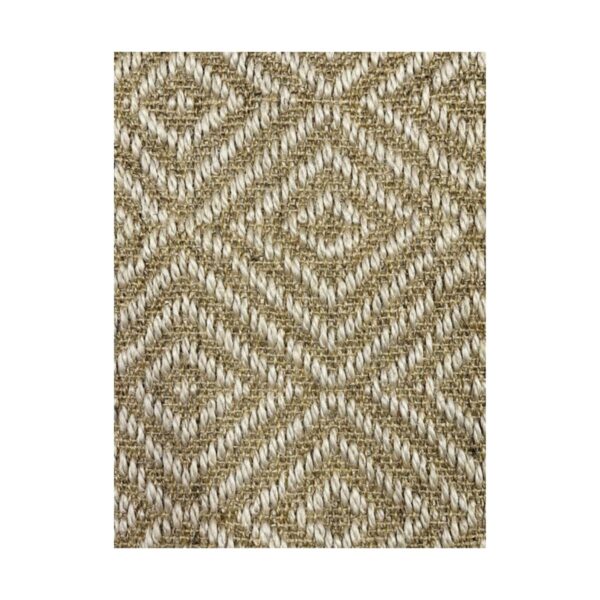 Tapete Sisal Natural 50x100 Diamante - Imagem 2
