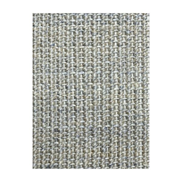 Tecido de fibra natural entrelaçado em tons neutros para decoração de interiores.