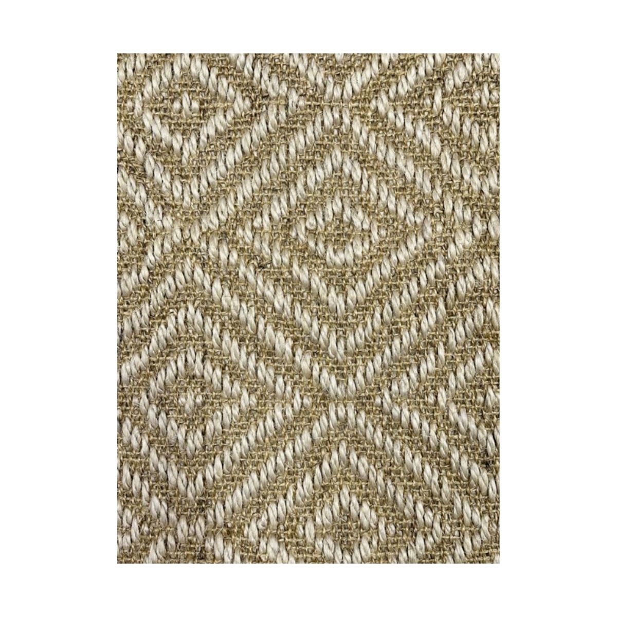Tapete Sisal Natural 250x350 Diamante - Imagem 2