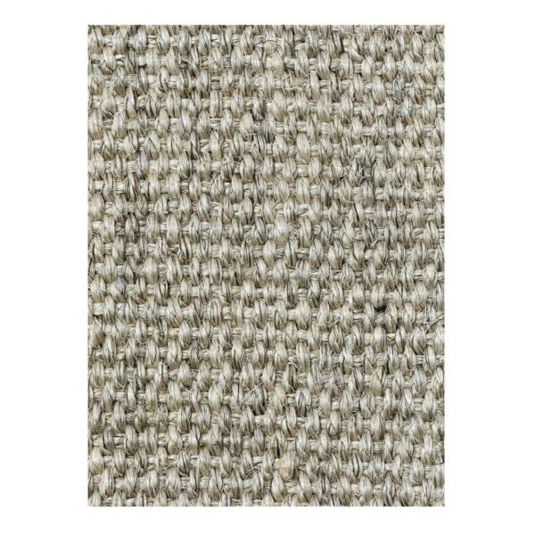 Tecido natural robusto e durável em tons de bege, ideal para decoração rústica.