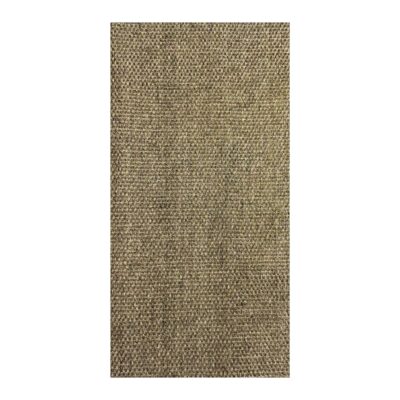 Tecido rústico de sisal marrom natural, robusto e durável para artesanato e decoração.