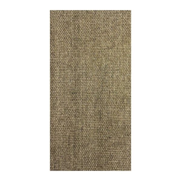 Tecido rústico de sisal marrom natural, robusto e durável para artesanato e decoração.