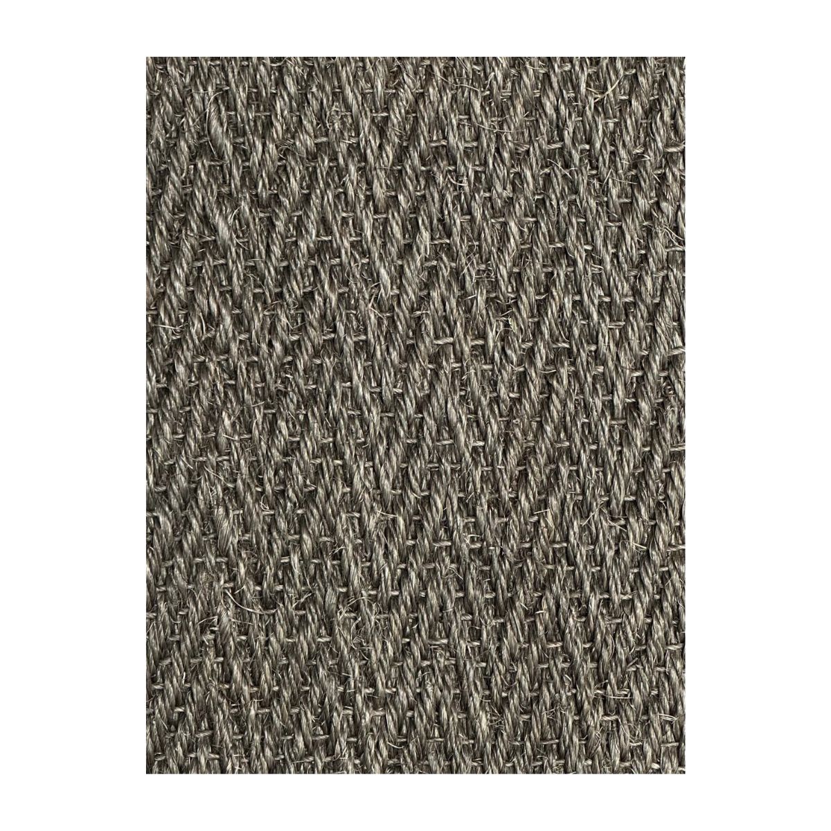 Tecido pesado em padrão espinha de peixe em tons terrosos.