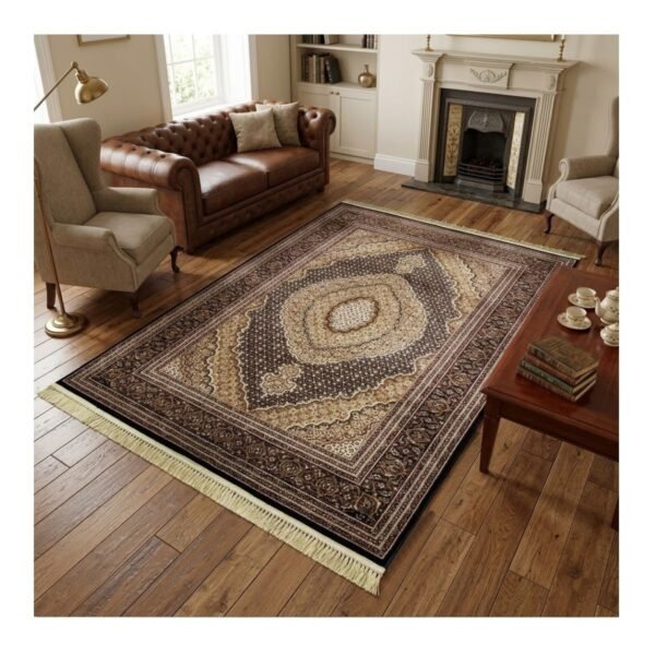 Tapete Alanya 140x200 Des01 Preto