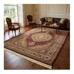 Tapete Alanya 200x250 Des01 Vermelho Bege