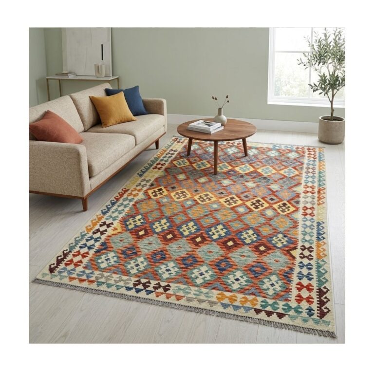 Tapete Kilim Afegão 210x294 34851