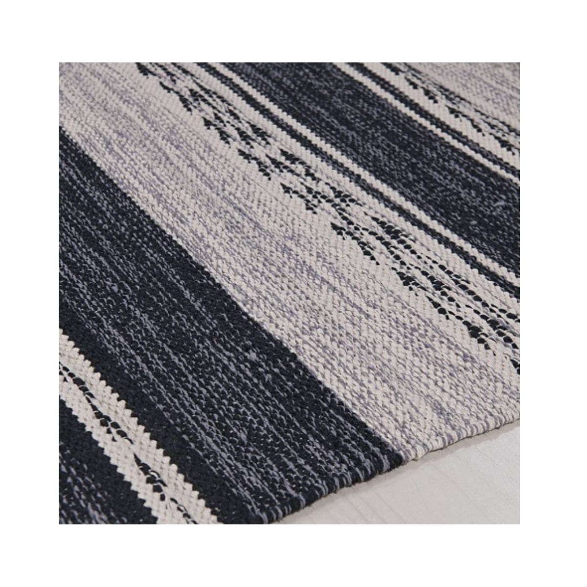 Tapete Kilim Raipur 60x90 Cinza Unico - Imagem 3