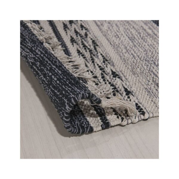 Tapete Kilim Raipur 200x300 Cinza Unico — foto 4