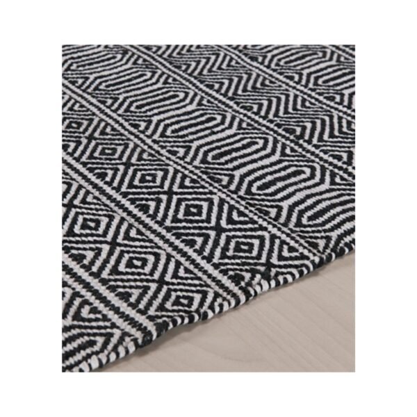Tapete Kilim Anand 140x200 Preto — foto 3