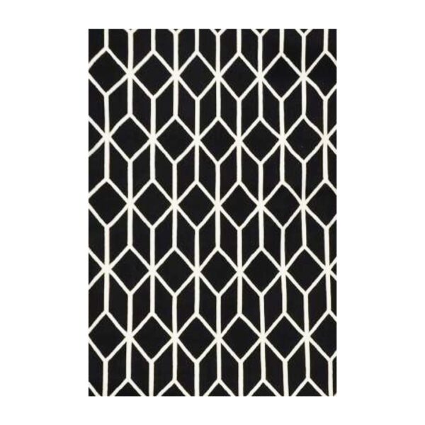 Tapete Kilim Geometric 150x200 KG317 Black White — foto 2