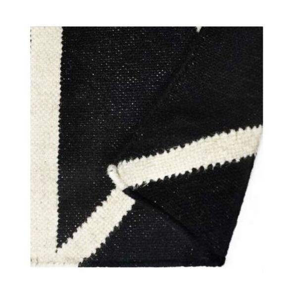 Tapete Kilim Geometric 150x200 KG317 Black White — foto 4