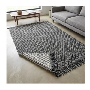 Tapete Kilim Adalli 150x200 Preto/Unico