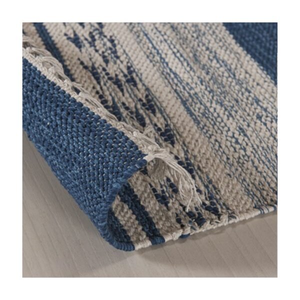 Tapete Kilim Raipur 100x140 Azul Unico — foto 4
