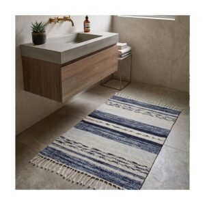 Tapete Kilim Raipur 60x90 Azul Unico