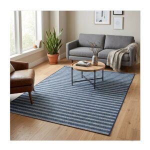 Tapete Riviere 200x250 Nive 98 Azul Areia
