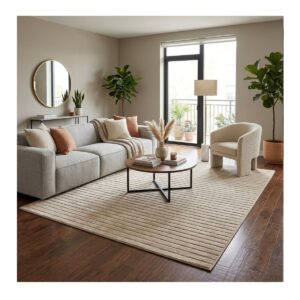 Tapete Realce Listras 250x300 60 Areia