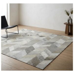 Tapete Couro 200x300 Niger 15x15 grey claro