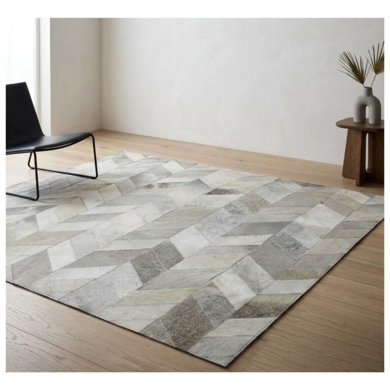 Tapete Couro 200x300 Niger 15x15 grey claro