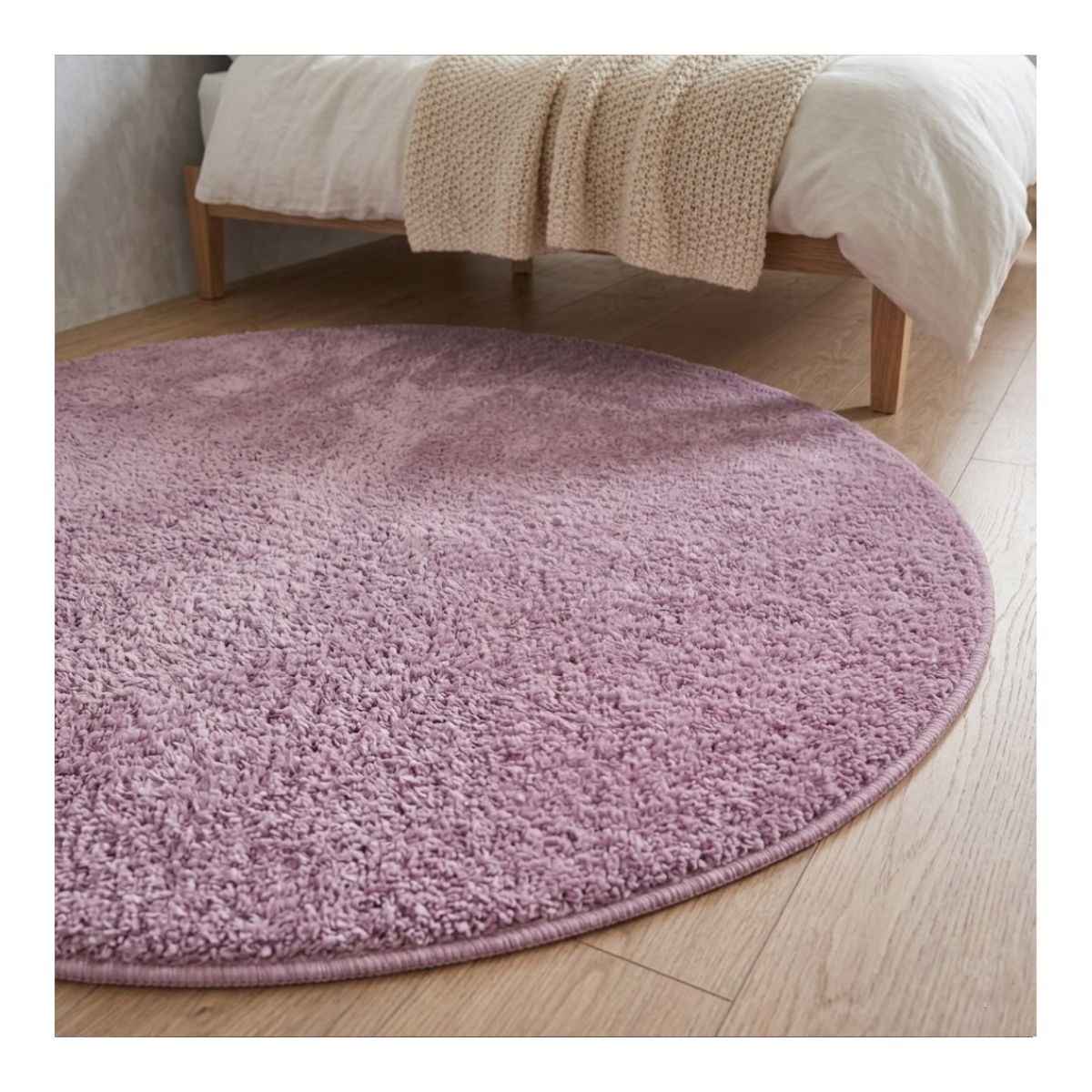 Tapete Classic 100 Redondo Rosa Bebe