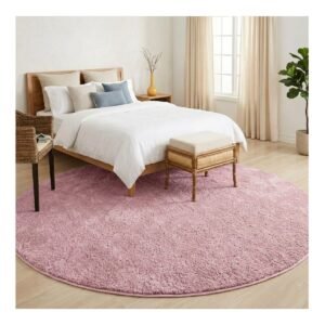 Tapete Classic 150 Redondo Rosa Bebe