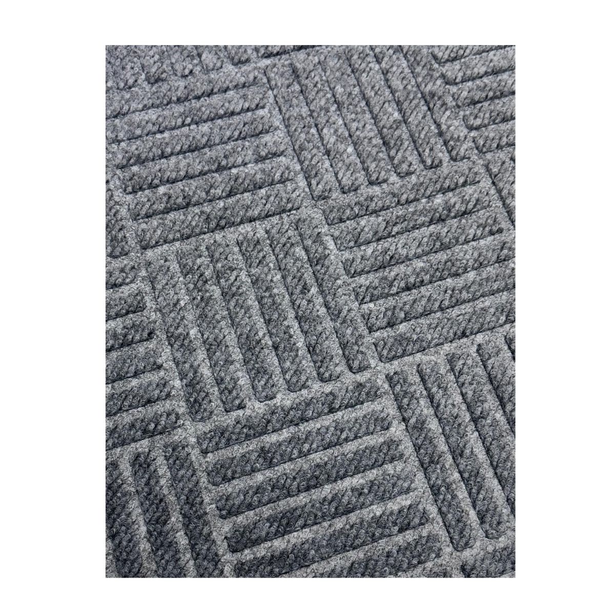 Tapete Antiderrapante 50x80 Losangulo Light Grey - Imagem 3