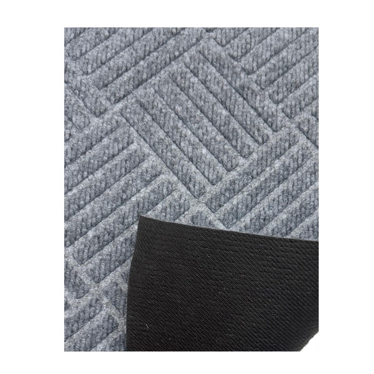 Tapete Antiderrapante 50x80 Losangulo Light Grey - Imagem 4