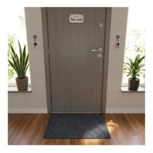 Tapete Antiderrapante 40×60 Losangulo Dark Grey